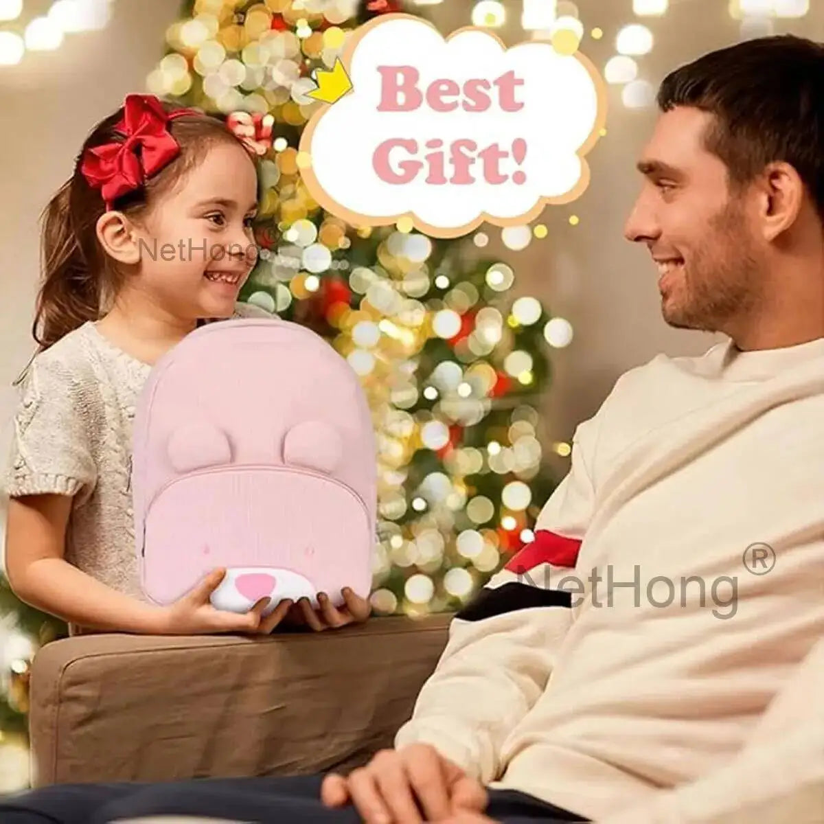 Bear/Dog Cartoon Backpack Large Capacity Student School Bag Cute Travel Gift~