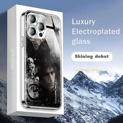 Resident Evil Requiem Phone Case For iphone 17 16 15 14 13 12 Pro Plus Max New Electroplated glass Case