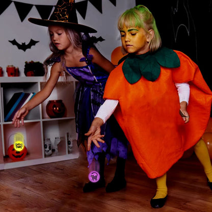 Halloween Glow in the Dark Bouncing Balls - Party Favors & Trick or Treat Gifts for Kids (10-100 Pack)