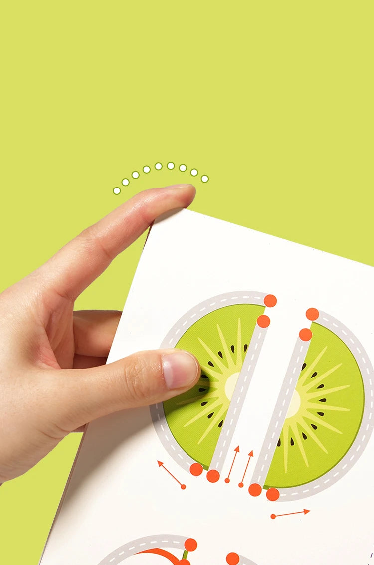 Montessori Writing Control Training Book Reusable Magical Tracing Workbook Practice Book Children Drawing Education Stationery