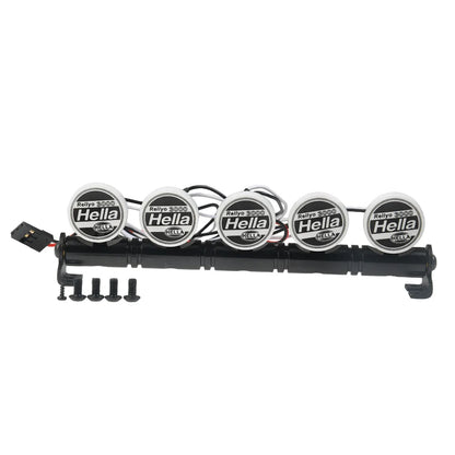 MIBIDAO 2/4LED RC Car Roof Light Round Lamp Spotlight For 1/10 Axial SCX10 II 90046 TRX4 Tamiya CC01 D90 D110