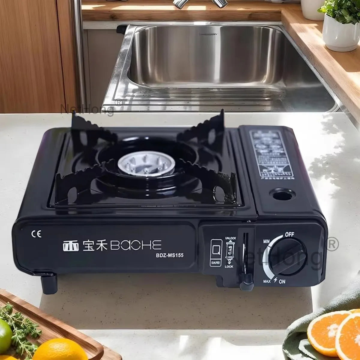 Portable Camping Gas Stove Single Burner Cooker BBQ Outdoor Heater Gas Camping~