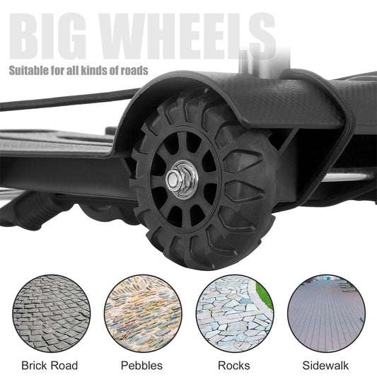 4 Wheel Trolley 40KG Heavy Duty Foldable Hand Sack Home Use Folding Truck Barrow Cart Portable Travel Luggage Shopping Cart