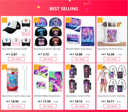 74pcs Kpop Demon Hunters Stickers Saja Boys Laptop Stickers for Guitar Bicycle Luggage Car Stationery Party Favors Gift