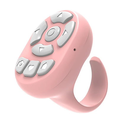 Bluetooth Remote Control Scrolling Ring E-book Page Turner for Tiktok Mobile Video Remote Control Selfie Stick Camera Controller