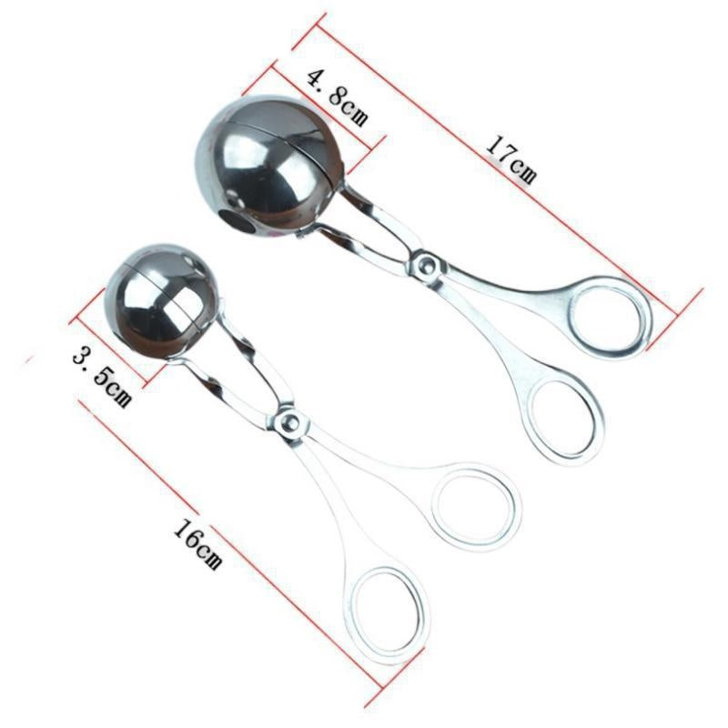 Meat Ball Maker Tool Stainless Steel Clip Round Rice Ball Shaper Spoon Meatball Making Mold Non Stick Stuffed Kitchen Gadget