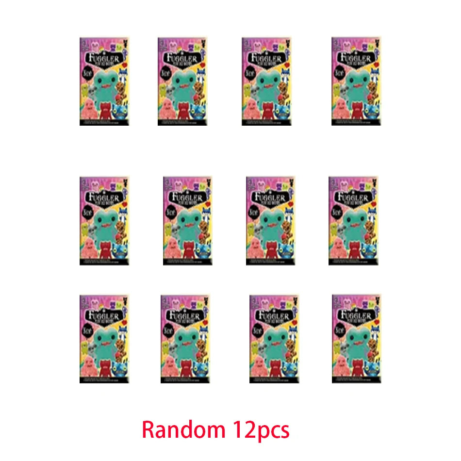 24p Fuggler Funny Ugly Teeth Monster Blind Box Figure Toys Kawaii Fugglers Anime Action Figurine Keychains Model Dolls Gift