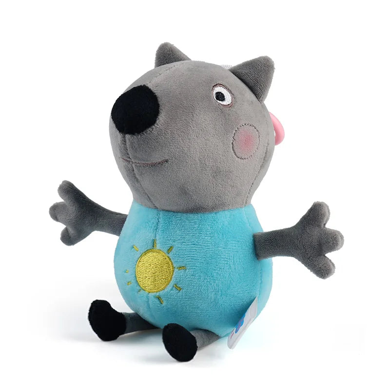 19cm 100% Genuine PEPPA PIG Stuffed Soft Doll Peppa George Zoe Suzy Rebecca Emily Danny Pedro bear Dinosaur Children Plush toy