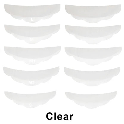 Eyelash Perming Pads Silicone Eyelashes Perm Curler Reusable Lash Lift Shield Pads lash Lifting rods and glue gel