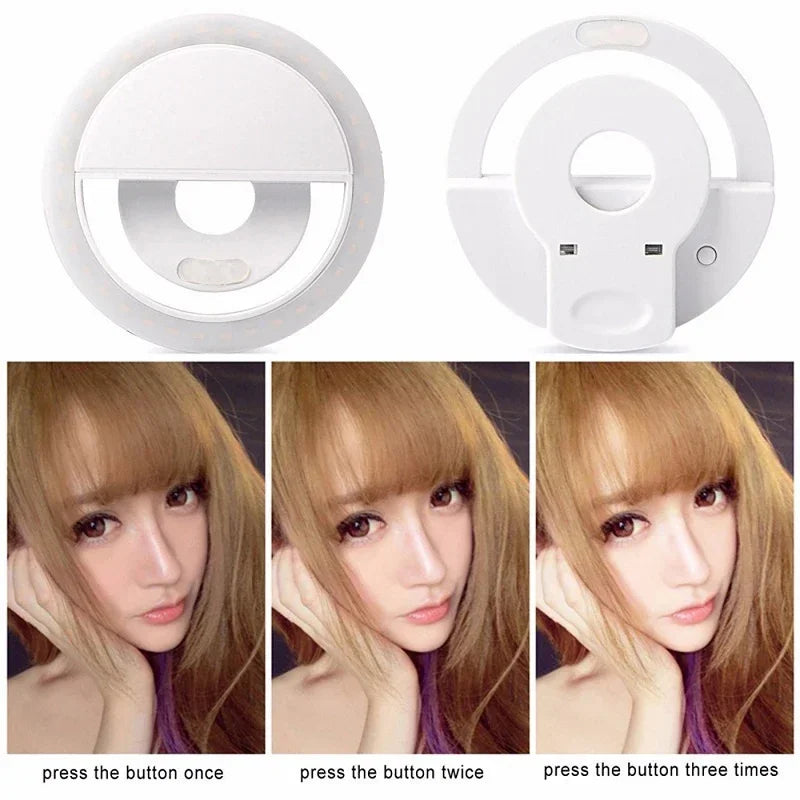 Live Broadcast Fill Light Phone Self Shot live Broadcast Light Whitening indoor Camera Small Portable For Tiktok Shooting Props