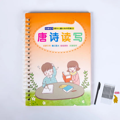 Magic Practice Learning Numbers In English Painting Practice Art Book Baby Copybook For Calligraphy Writing Kids Practice Book