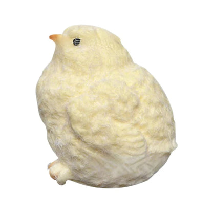Handmade Plush Simulation Yellow Chicken Stress Relief Toys Handmade Chick Toys Squeezing Pinching Toys Kids Birthday Gift