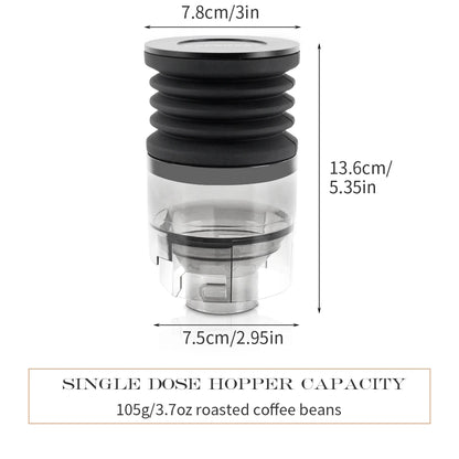 Coffee Beans Grinder Single Dose Hopper/Bellows Coffee Grinder Bean Bin Blowing Cleaning Tools For Eureka Mignon And Helios