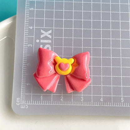 5pcs Cartoon shiny beauty cartoon resin flatback cabochon diy crafts materials kid handmade jewelry charms