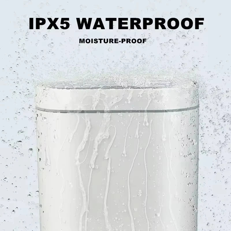 7L Automatic Sensor Trash Can for Kitchen Garbage Tin for Bathroom Light Luxury Family Living Room Cracks Smart Garbage Bin