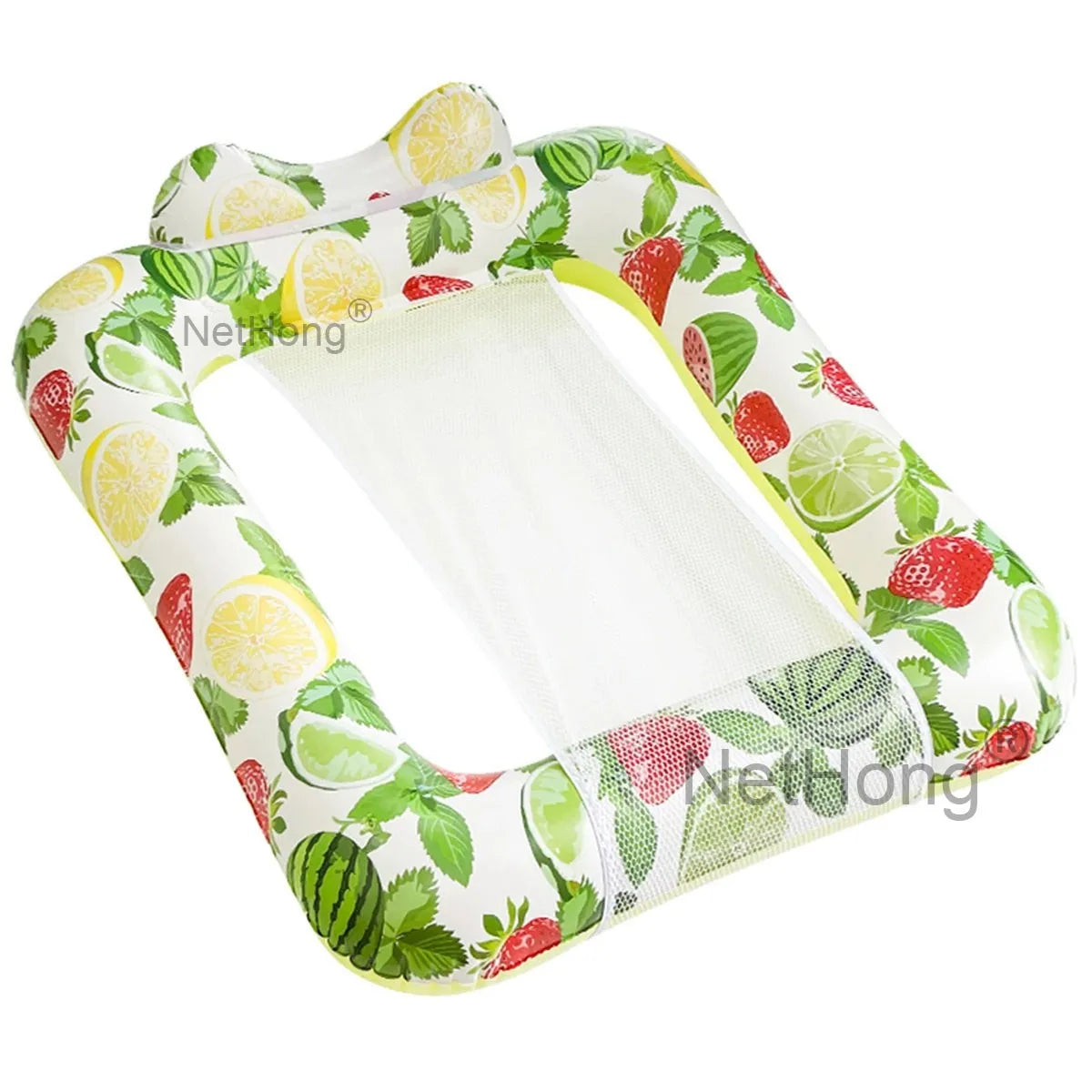 Inflatable Pool Floating Row Portable Float Bed Seat Adult Beach Party Swimming~