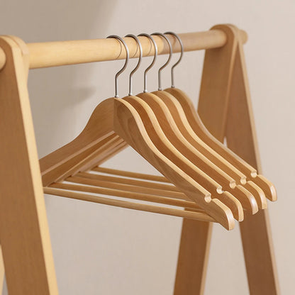 5PCS/10PCS/20PCS/30PCS Solid Wood Hangers Wooden Clothes Hangers Seamless Wood Clothes Hangers