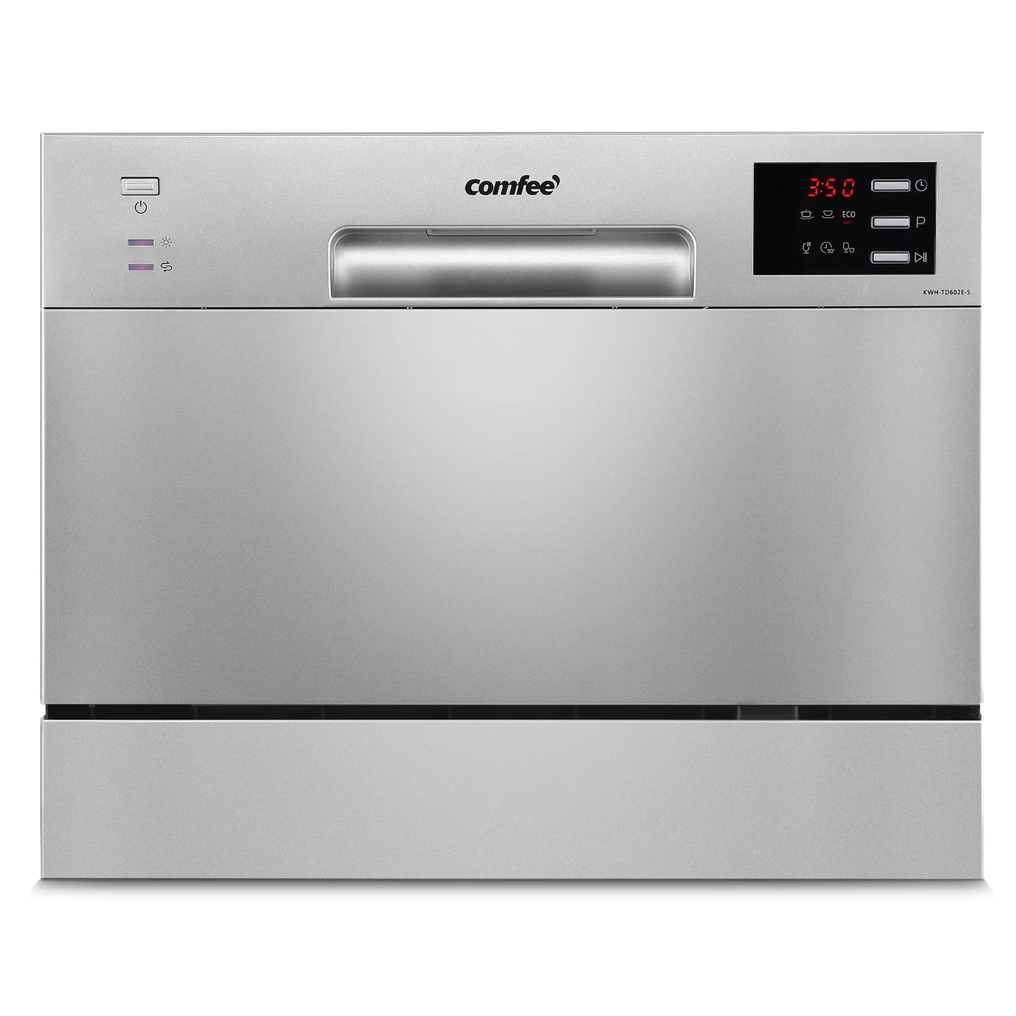 COMFEE 6.5L Freestanding Compact Dishwasher with  LED Display, Decibels 47 Low Noise