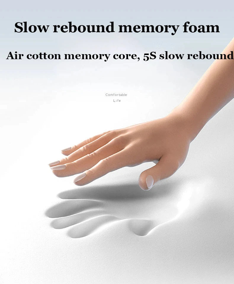 Multifunction U-Shaped Sponge Core Neck Pillow Slow Rebound Soft Travel Pillow For Sleeping Cervical Health Massage Nap Pillows