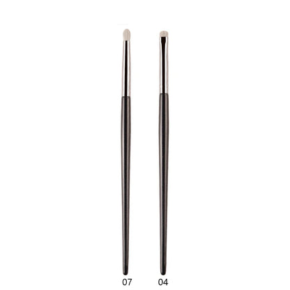 1pc White Pony Hair Eyeshadow Makeup brushes Small Smudge Precision Crease Detail Bevel Eye Shadow Make up brush Liner Lip