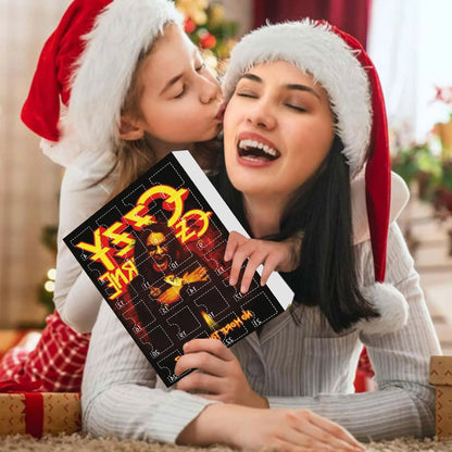 1/2PCS Ozzy Osbourne Rocking Advent Calendar 2D Acrylic Rocky Countdown Calendar Mini Rock Godfather Ornaments Backpack Pendant