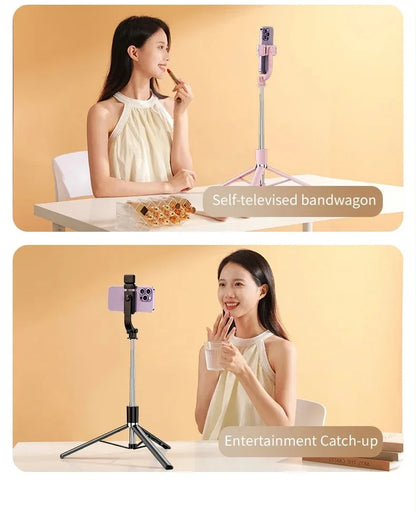 Ultra Long 1700mm Selfie Stick with Bluetooth Remote Portable Phone Holder And Fill Light Tripod Stand for Live Broadcasts
