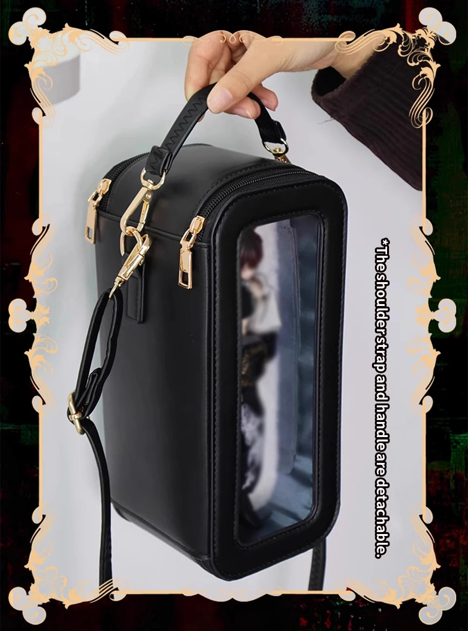 Original BJD Dolls Protections Bag Large Capacity Square Multi-function Bag Personality Bags for 30cm Mini Figures Figurines