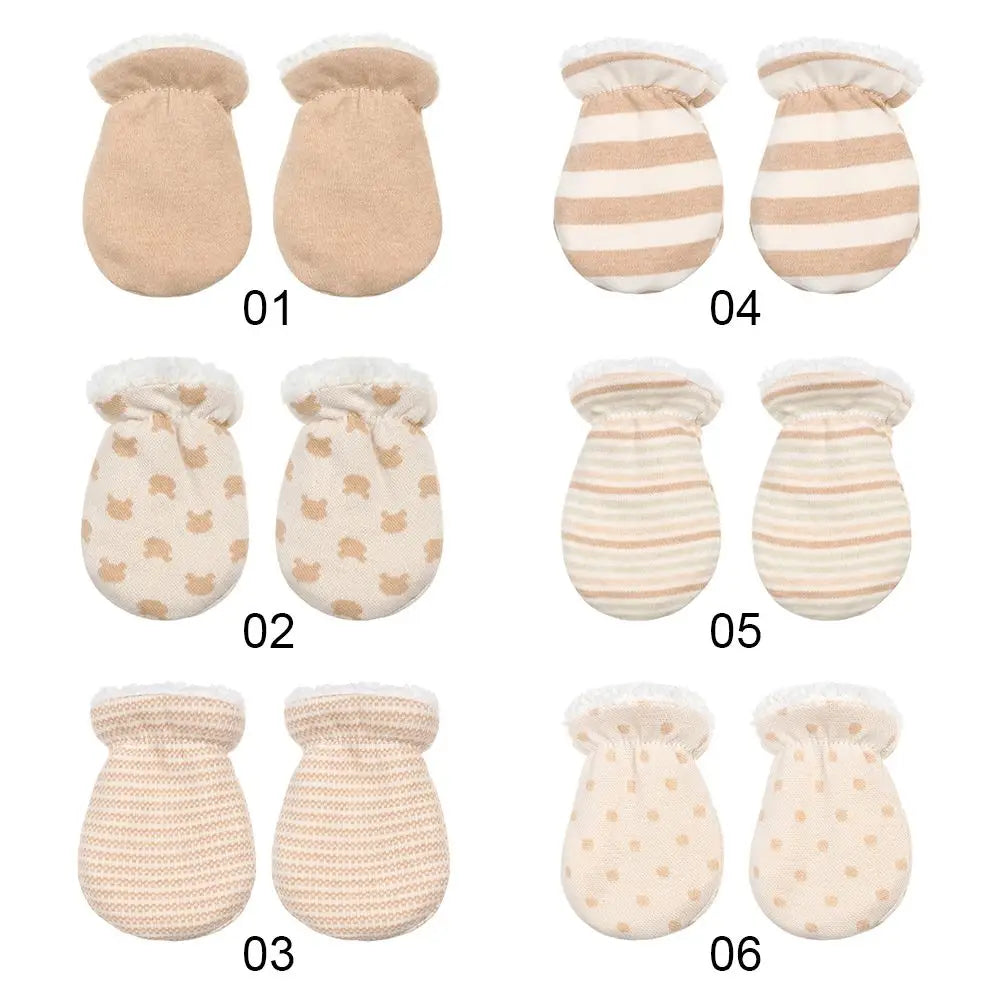 Baby Fleece Gloves - Soft Cotton Mittens for Newborn Toddler Boys & Girls | Anti-Scratch Winter Gloves