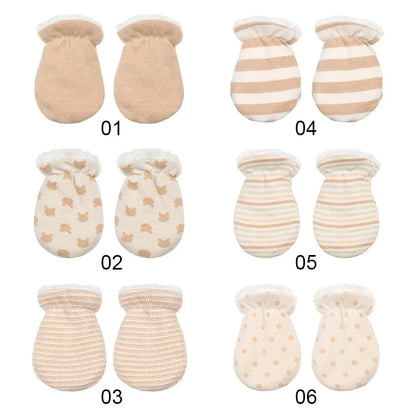 Baby Fleece Gloves - Soft Cotton Mittens for Newborn Toddler Boys & Girls | Anti-Scratch Winter Gloves