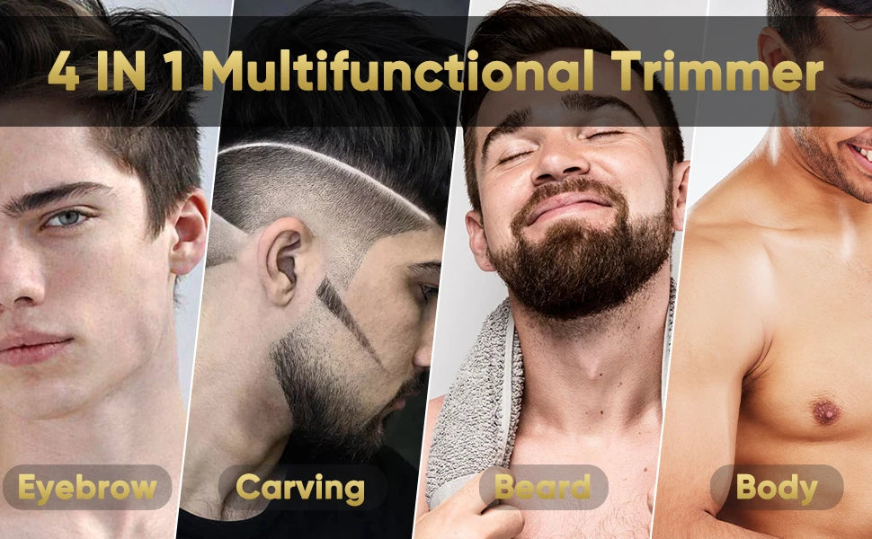 Sejoy Professional Combo Kits Hair Clipper Electric Hair Trimmer Set For Men Rechargeable Cordless Haircut Machine for Barber