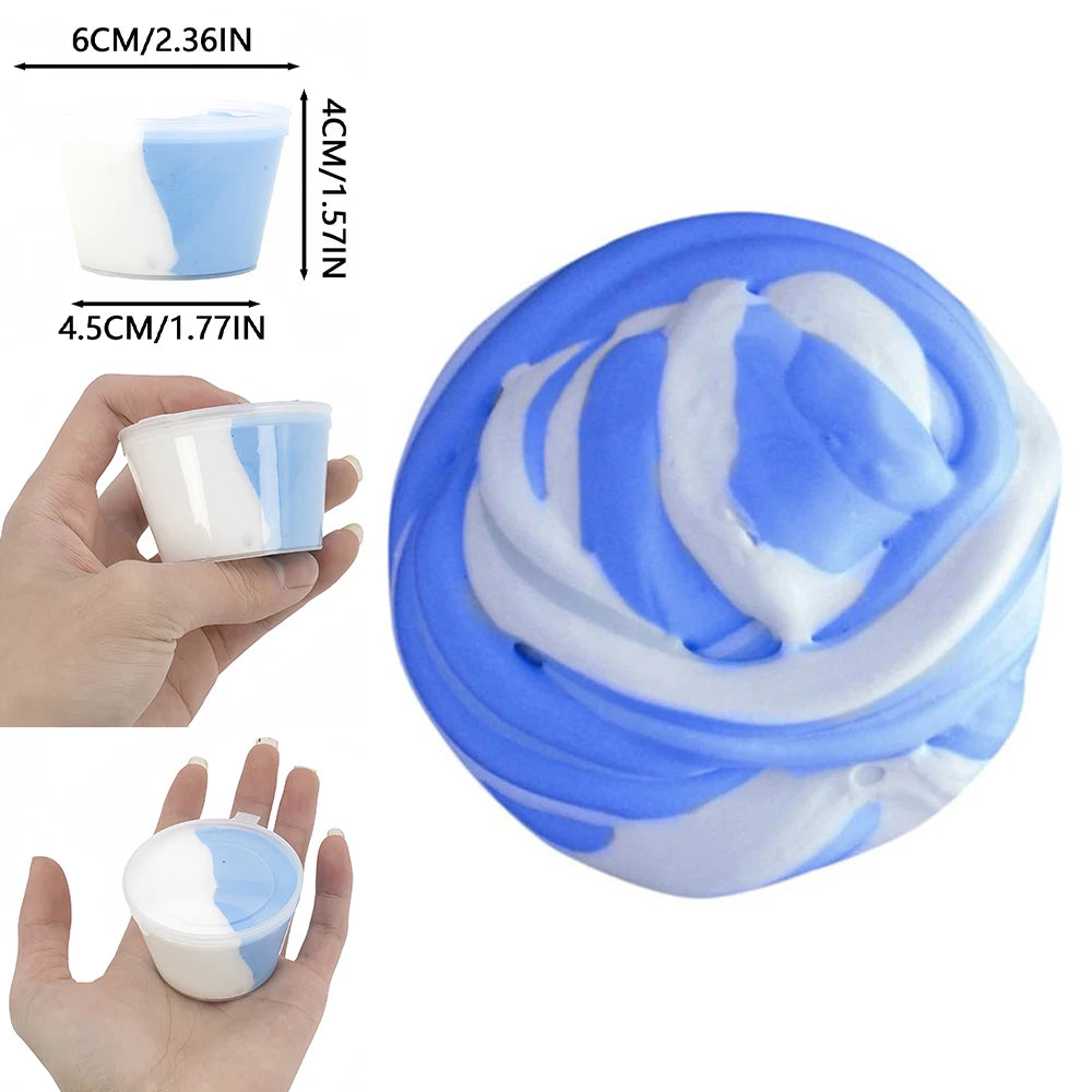 80ml Slime Fluffy Supplies Toys Soft DIY Clay Light Plasticine Putty Playdough Lizun Polymer Modelling Charms Slime Putty Toys