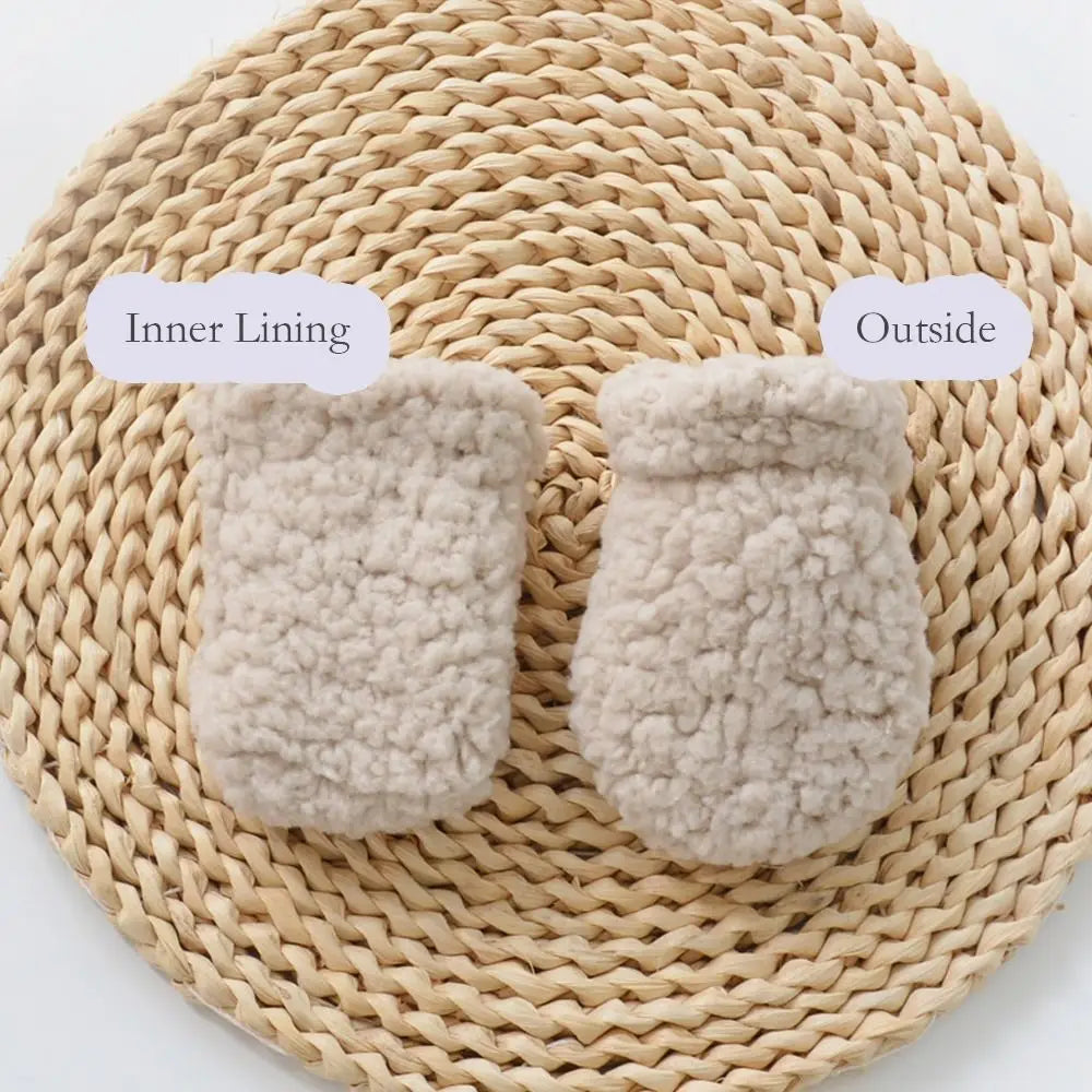 Kids Winter Gloves - Plush Fleece Thermal Mittens for Toddlers & Babies | Soft Hand Warmers