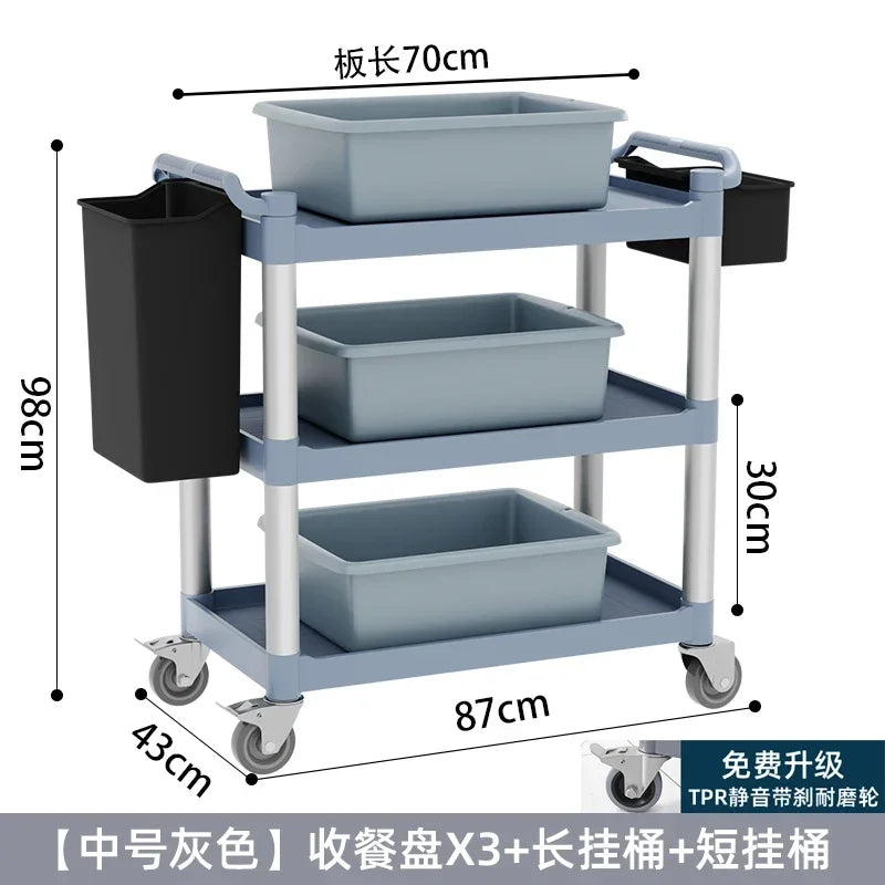 Loading Storage Trolley Cart Tool Service Cart Auxiliary Tool Trolley Carrito De Almacenamiento Con Ruedas Organizer Cart ST042