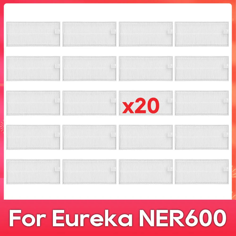 Fit For ( Eureka NER600 ) Roller Main Side Brush Hepa Filter Mop Rag Robot Vacuum Cleaner Spare Part Accessory Replacement Kit