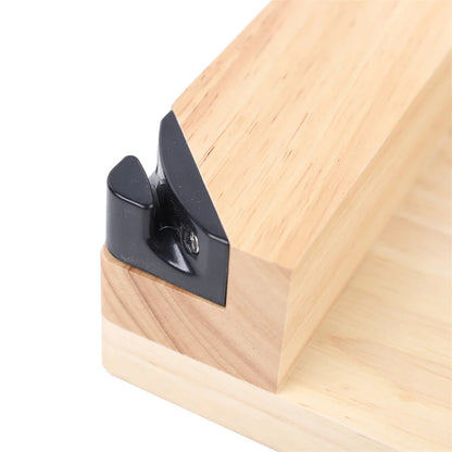 Biltong Cutter Biltong & Jerky Slicer + Oak Cutting Board Household Wooden Seat Guillotine