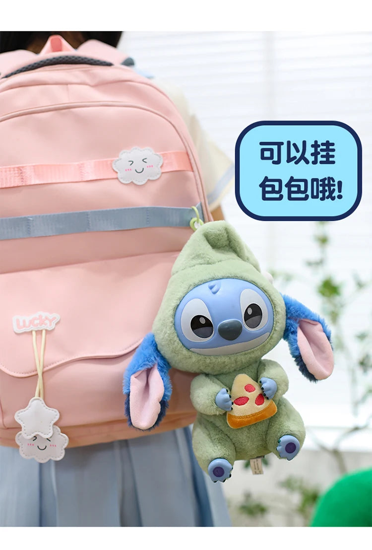 New Stitch Eat Some Thing Before Sleep Series Vinyl Blind Box Bag plush Pendant Cute Doll Mystery Box Toy Adult Birthday Gift
