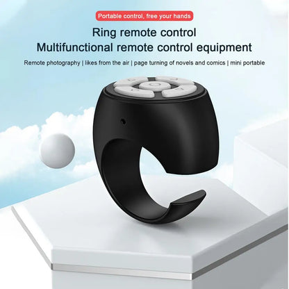 Wireless Fingertip Remote Control Ring Blue Tooth Scroller Page Turner Clicker For Mobile Phone Selfie Button Mobile Controller