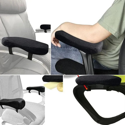 Office Chair Armrest Pad Elbow Pillow Comfortable Support Cushion Memory Foam Inner Core Sofa Cushion For Home Office Game Chair