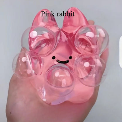 Squishy Bubble Pop Fidget Toy, Squeeze Sensory Ball & Octopus Popper, Anti-Anxiety Toy for Adults Kids, ASMR Fun Party Gift