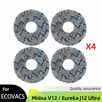 Fit For ( Midea V12 / Eureka J12 Ultra ) Roller Side Brush Hepa Filter Mop Cloth Dust Bag Robot Vacuums Accessory Part