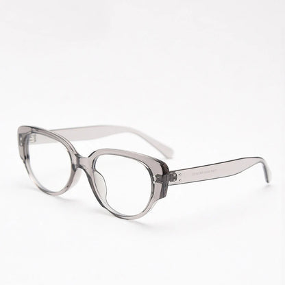New Fashion Unisex Cat Eye Plain Glasses for Men Women Pc Frame Glasses for Party Eyeglasses Metal Studs Square Frame Eyewear