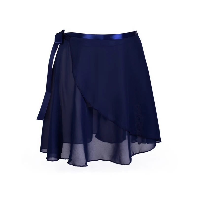 Adult Chiffon Ballet Tutu Dance Skirt Women Girls Gymnastics Wrap Skirt Training Ballet Skirts Юбка Ballet Dance Faldas