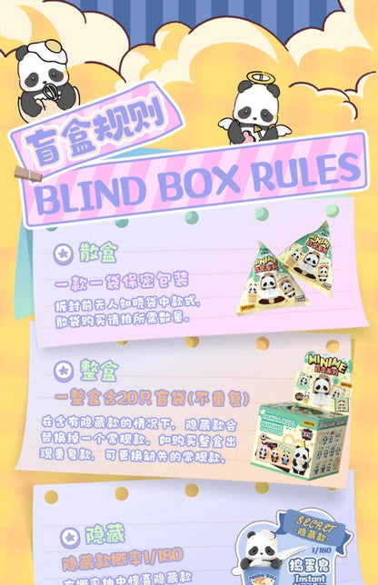 Genuine 52toys PandaRoll Fat Baby Minimum Versatile Series Blind Box Mini Cute Grain Trendy Play Girl Birthday Desktop Gift