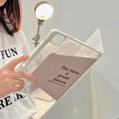 Cute notebook For iPad Case 2024 Air 11 13 M2 Pro 11 12.9 13 Case 10.2 7/8/9/10 10th Gen Cover 10.5/9.7 inch Air 3 4 5 10.9 Case