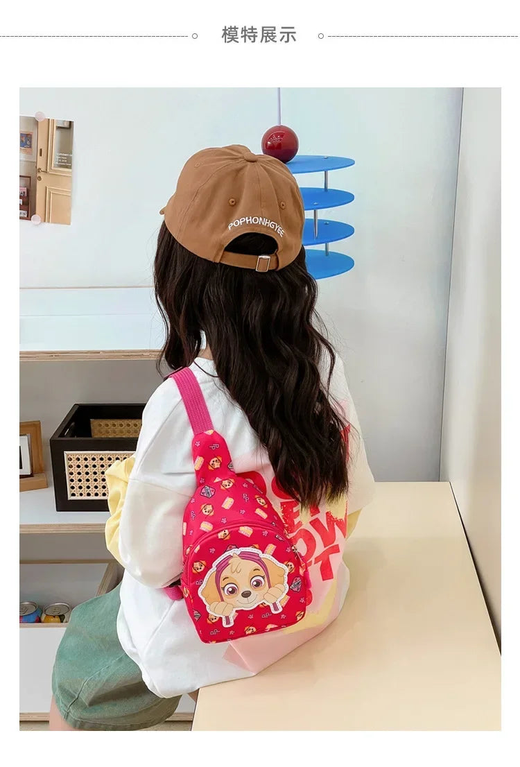 PAW Patrol New Kids Coin Wallet Cartoon Cute Boobs Bag 2025 Boys Girls Fashion Casual Crossbody Bag Gift