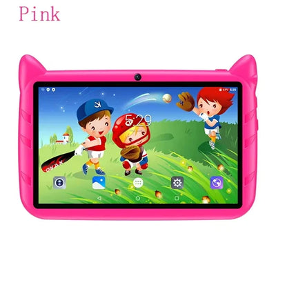 2024 New 7-inch WIFI Children's Tablet Four Core 4GB RAM 64GB ROM Game Education Children's Gift Android 9.0