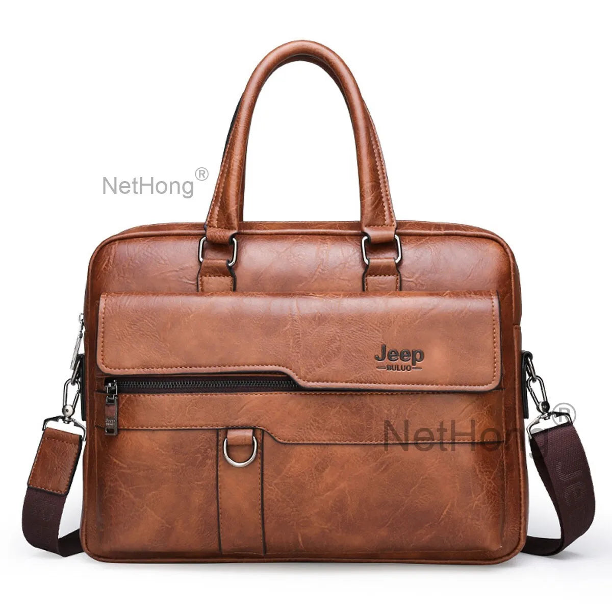 Men's Leather Cross Body Messenger Shoulder Handbag Travel Work Business Bag