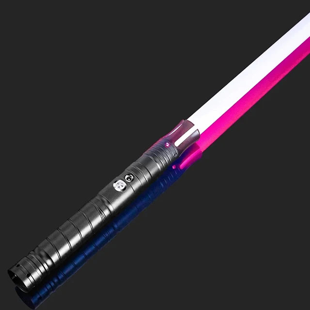 Lightsaber RGB 16 Colors Metal Handle Double-edged Change Heavy Dueling Sound Two In One Light Metel Handle LED USB Charging