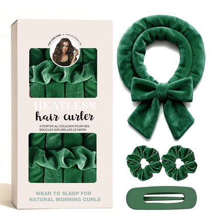 No Heat Hair Rollers Heatless Curling Rod Headband Soft Hair Curler Satin Curlers Curls Sleeping Bonnet Night Cap Styling Tools