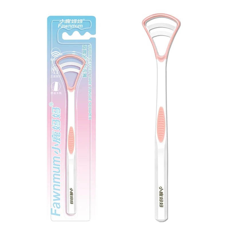 Fawnmum Silicone Tongue Scraper 1Pcs Macaron Color Tonger Brush Cleaning Tools Toothbrush Oral Care Fresh Breath Safe Clean